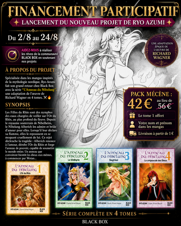 L’Anneau du Nibelung intégrale 4 tomes FINANCEMENT PARTICIPATIF