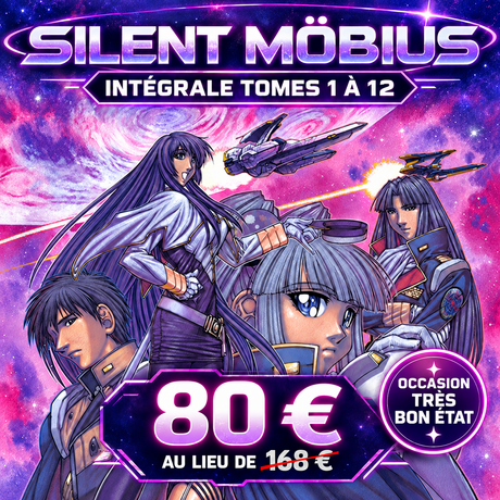 SILENT MOBIUS pack tome 1 a 12 occasion tres bon etat
