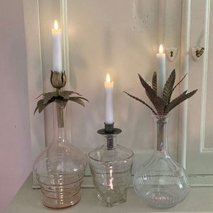 NOS BOUGEOIRS BOUTEILLE/CARAFE EN LAITON !
