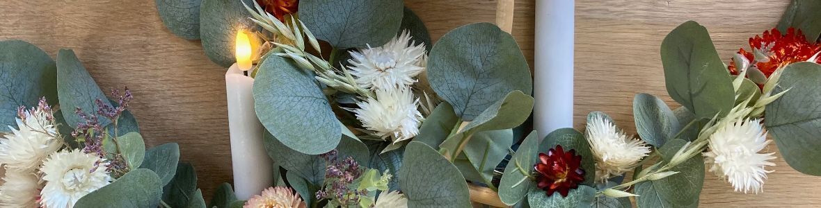 Cerceau fleuri et lumineux