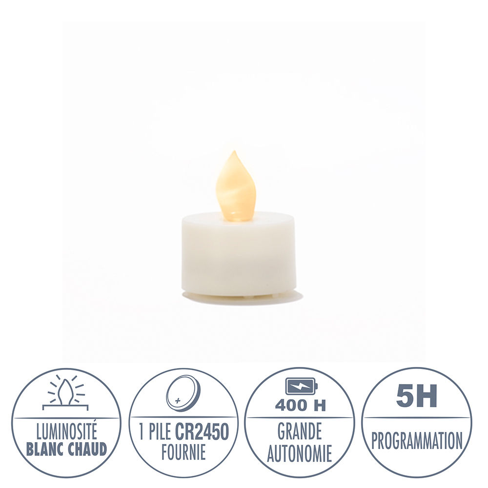 Cepewa Photophore LED Blanc Décoratif Pour Le Jardin, Le | FindTheDeal