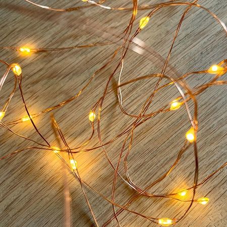 String Cable Copper 20 LED lights string copper metal cable | led Strings