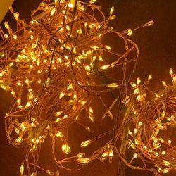 Guirlande Lumineuse LED 20 Mètres Fil De Cuivre - 8 Modes, Pour Intérieur/extérieur, Décorations Fêtes - 4
