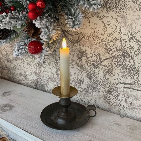 Golden castiron for candles - ø 2,3 cm