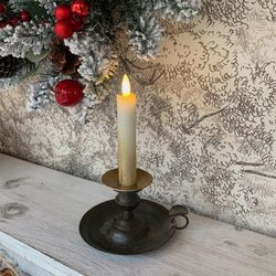 Golden castiron for candles - ø 2,3 cm