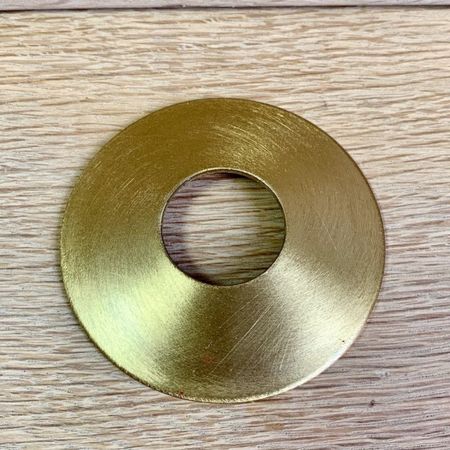Golden castiron for candles - ø 2,3 cm