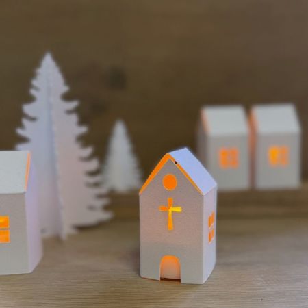 Mini chapelle blanche