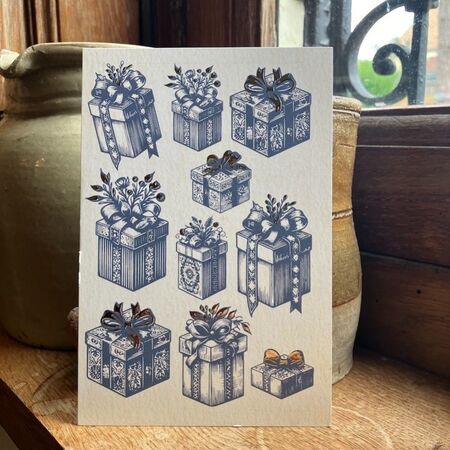 Carte de Noël Cadeaux - 10 x 15 cm