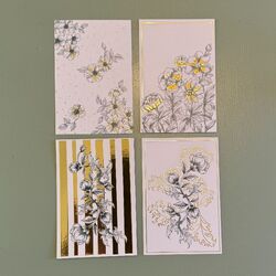 Set of 4 postcards - 10 x 15 cm