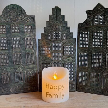 Bougie oscillante en cire - Happy Family