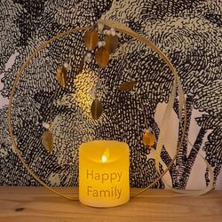 Bougie oscillante en cire - Happy Family