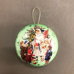 Boule de Noël Anges 2 - diamètre 10 cm