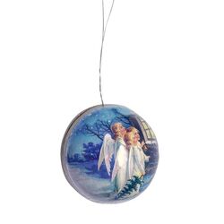 Paper Christmas Bauble - Angels #3 - Ø 8cm