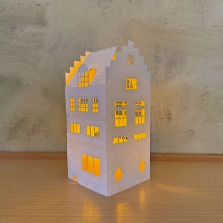 LED tealight yellow flame - Ø5.5CM