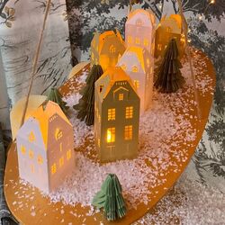 5 bougies chauffe-plats LED jaune - Ø5.5CM