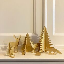 Animaux de la forêt - Papier Or