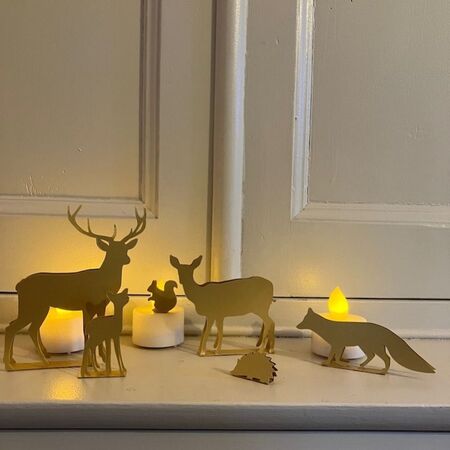 Animaux de la forêt - Papier Or