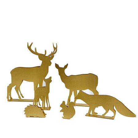 Animaux de la forêt - Papier Or