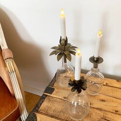 Porte-bougie pour carafe Petite Fleur