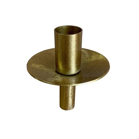 Candle holder for bottle and carafe - gold