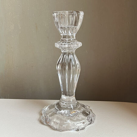 Glass Candleholder - H 16 cm
