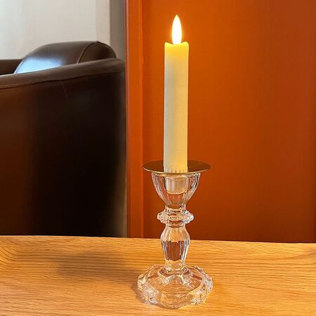 Golden castiron for candles - ø 2,3 cm