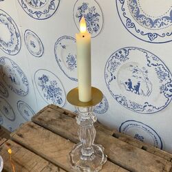 Golden castiron for candles - ø 2,3 cm