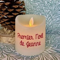 First Christmas Led Candle for customization