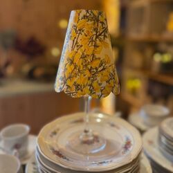 3 abat-jour papier pour verre à pied - Genets