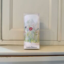 Centre de table Fleurs en papier - Bleu et Rose