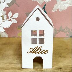 A led paper house for customization