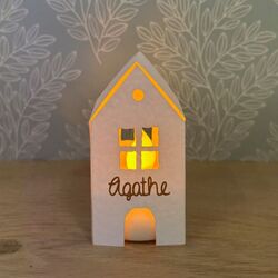 A led paper house for customization