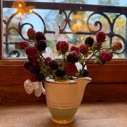 1 moyenne branche de mûres sauvages - 20cm