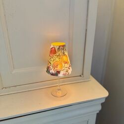 Set of 3 lampshades for wine glass - Christmas Fruits