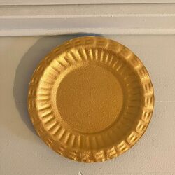 Coupelle en zinc doré - ø 11 cm