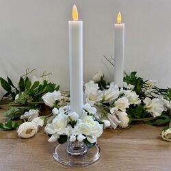 Wreath for candles - small roses