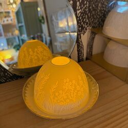 Lithophanie - décor floral