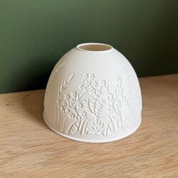 Lithophanie - décor floral