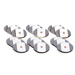18 LED stickers - red
