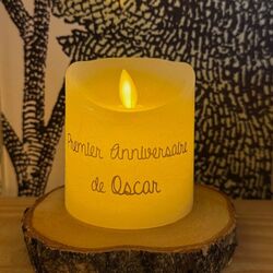 First Birthday Led Candle for customization