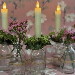 6 bottles vase
