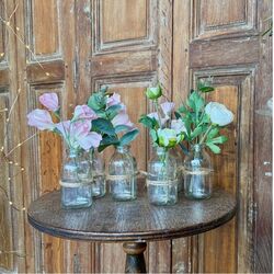6 bottles vase