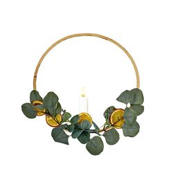 Wreath and LED candle - Ø 30 cm