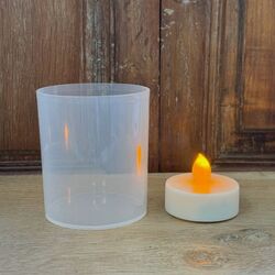 LED Candle Holder for DIY -  Ø 8CM