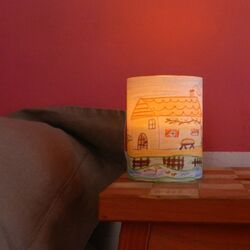 LED Candle Holder for DIY -  Ø 8CM
