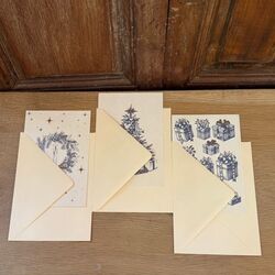 3 Cartes de Noël Assorties - 10 x 15 cm