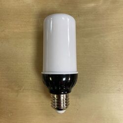 Grande Ampoule Faux Feu - Culot Noir