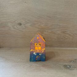 3 mini maisons Led - Thème Nature