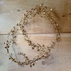Gold leaves garland - 1,50 m