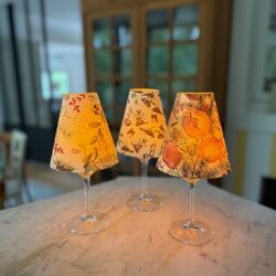 3 Italian paper lampshades - Christmas